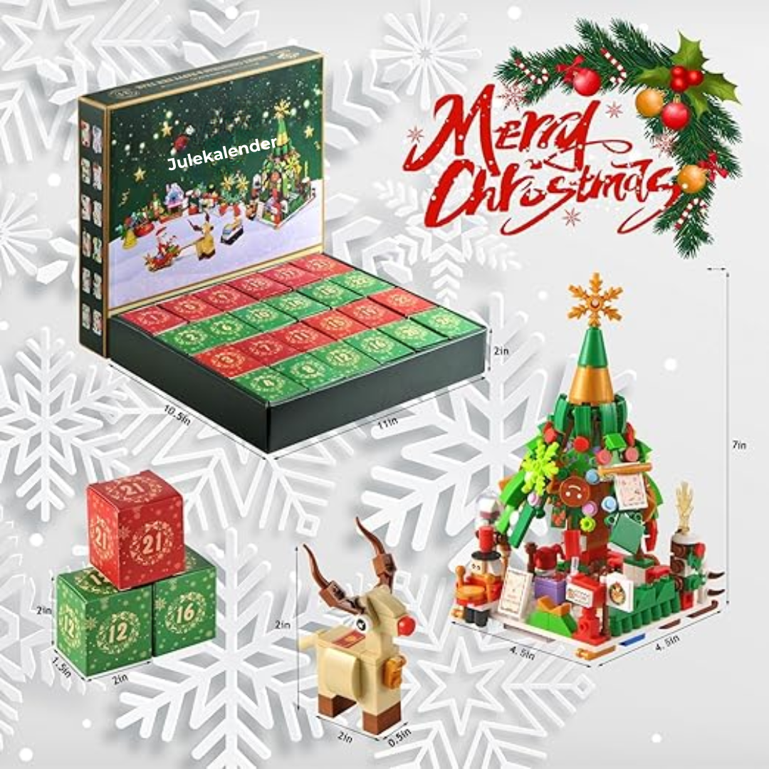 KlossJul™ – En adventskalender full av byggäventyr