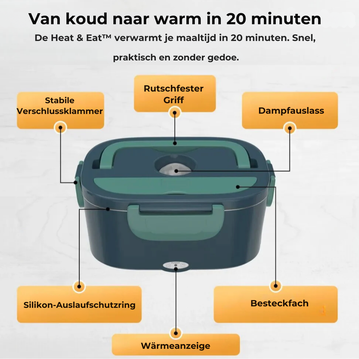 MatBox™ – Håll maten varm och smakrik hela dagen.