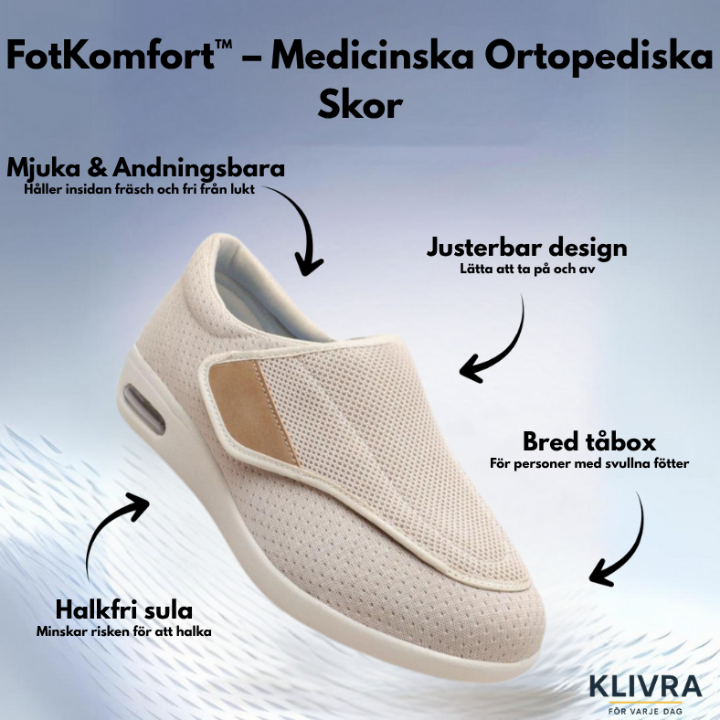 FotKomfort™ – Skor som lindrar, stabiliserar och ger fri rörelse