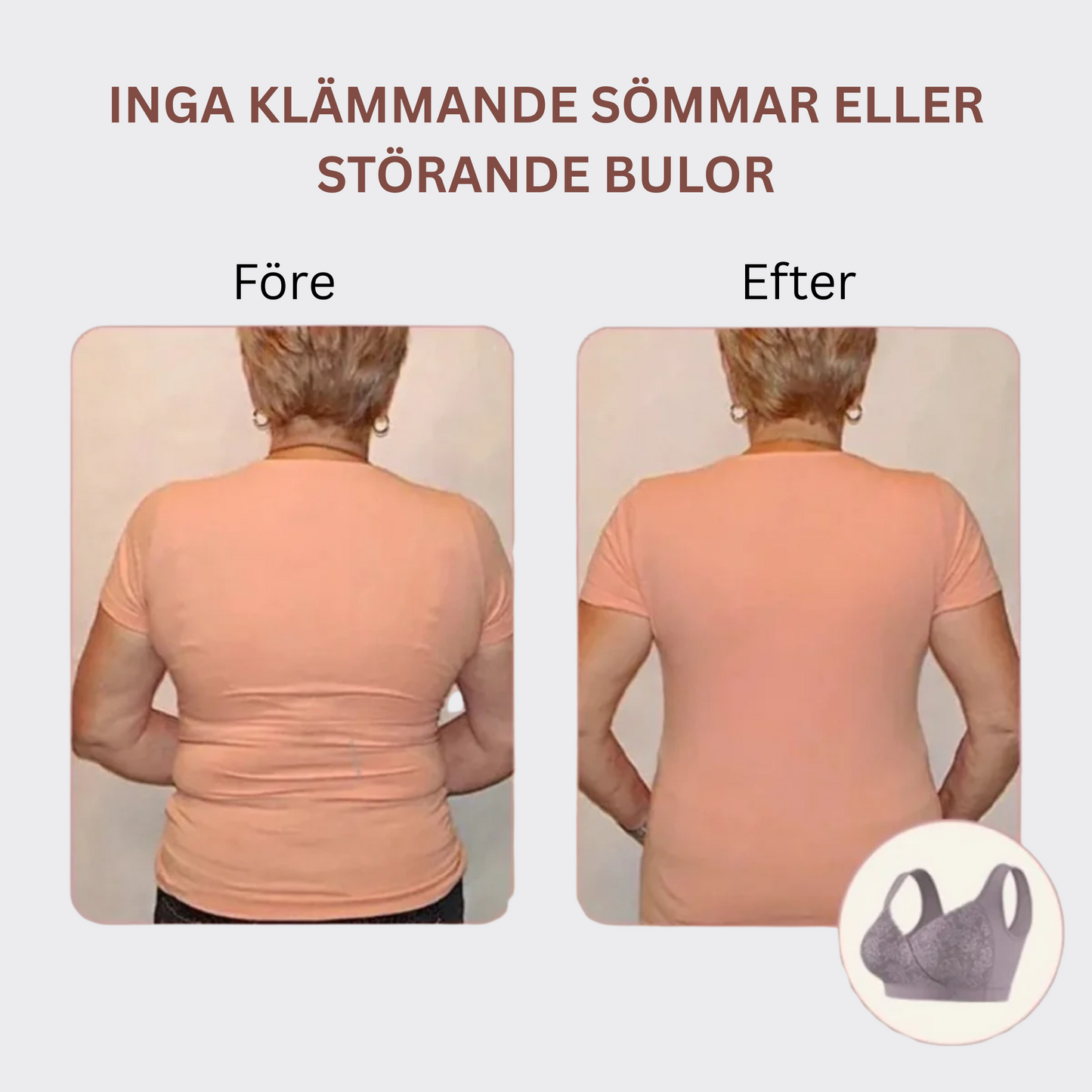 LättKnäpp™ – Smidigt stöd med framknäppning och mjuk passform. (1+1 GRATIS)