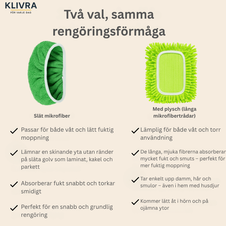 EcoMopp™ – Rengör effektivt utan engångsprodukter