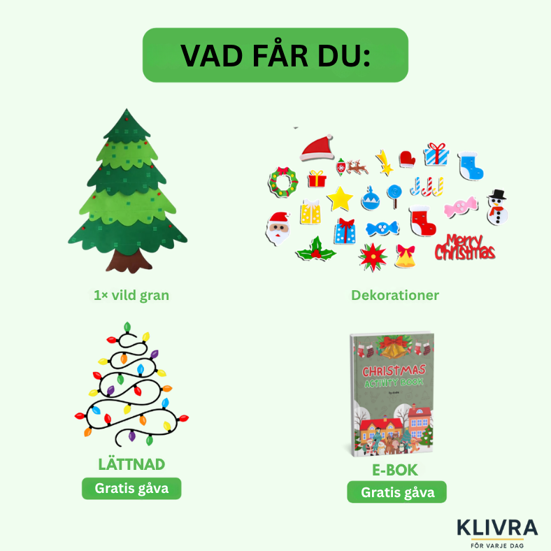 GranGlädje™ – En lekfull julgran som barnen älskar