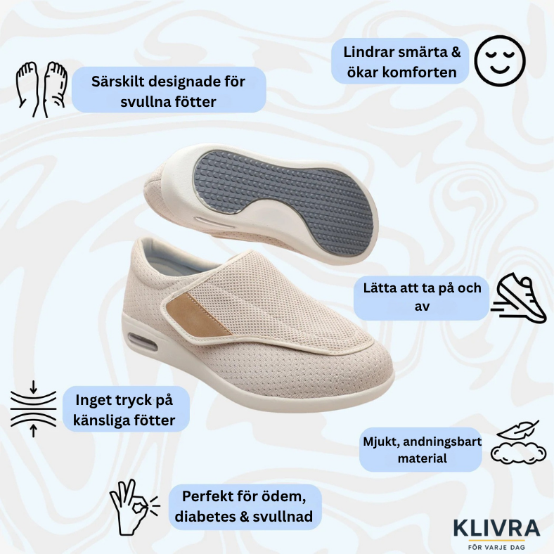 FotKomfort™ – Skor som lindrar, stabiliserar och ger fri rörelse