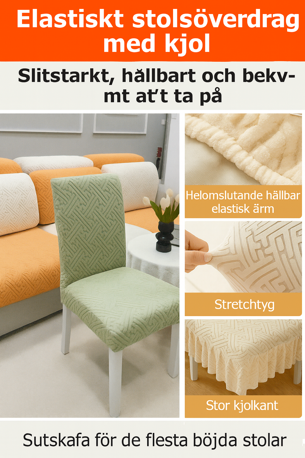 MatStolsSet™ – Snygga och skyddande överdrag i praktiskt set