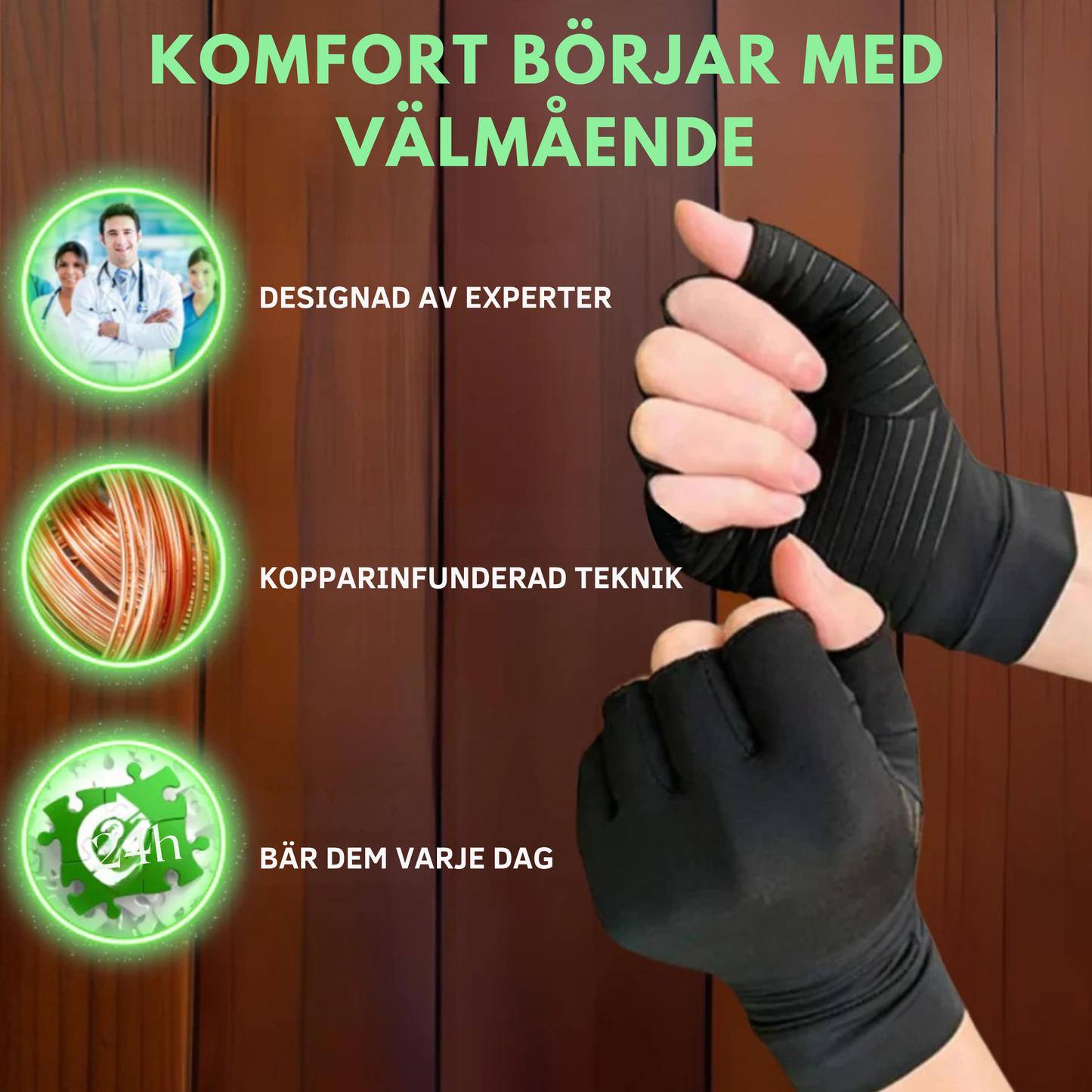 KompriHand™ – Kompression som minskar värk och svullnad