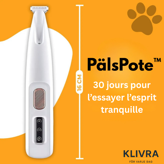 PälsPote™ – Skonsam trimmer för tassar och känsliga områden
