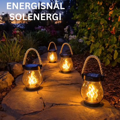 GlowFire™ – Solenergi och eldliknande sken i perfekt harmoni