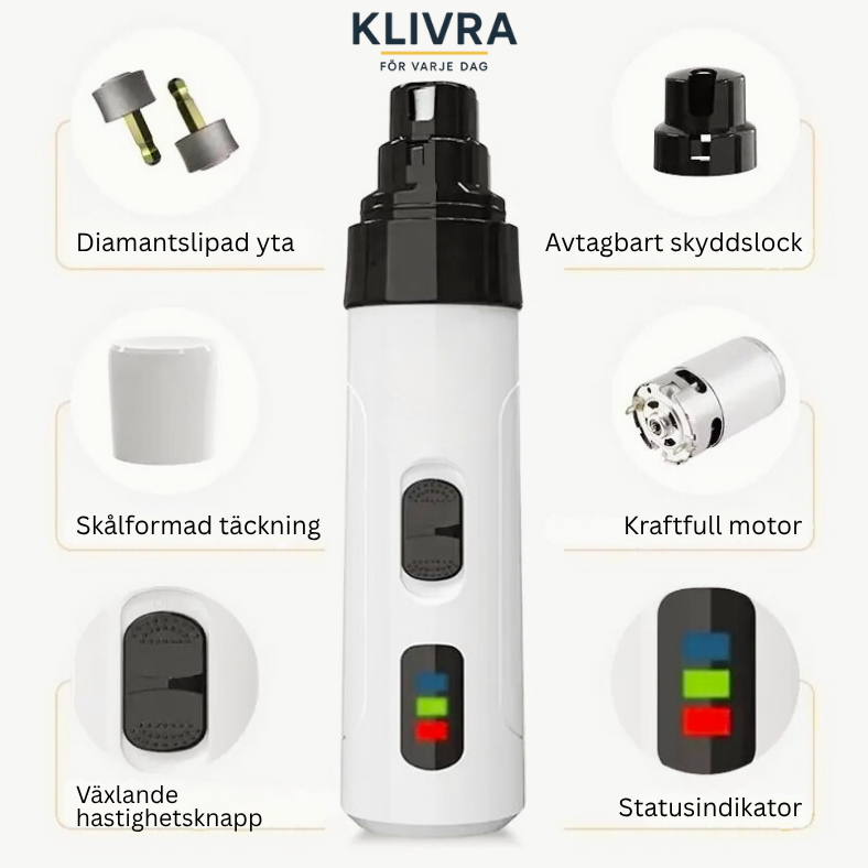 GentleTrim™ –  säker nagelslip för husdjur Säker och skonsam nagelvård för ditt husdjur