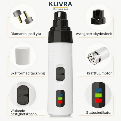 GentleTrim™ –  säker nagelslip för husdjur Säker och skonsam nagelvård för ditt husdjur