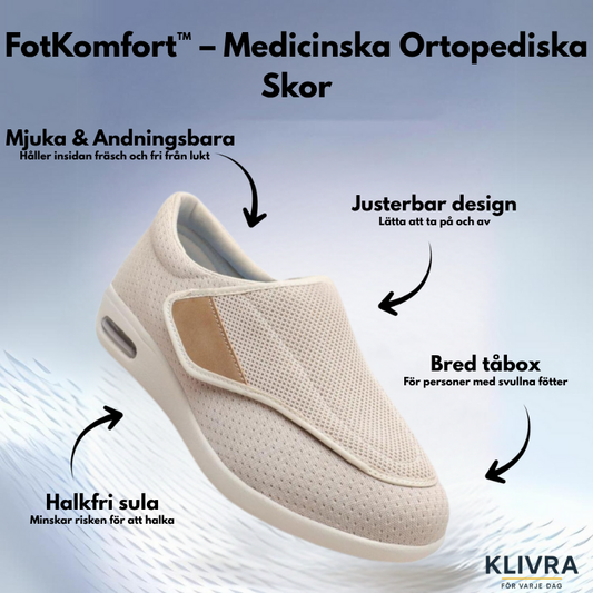 FotKomfort™ – Skor som lindrar, stabiliserar och ger fri rörelse