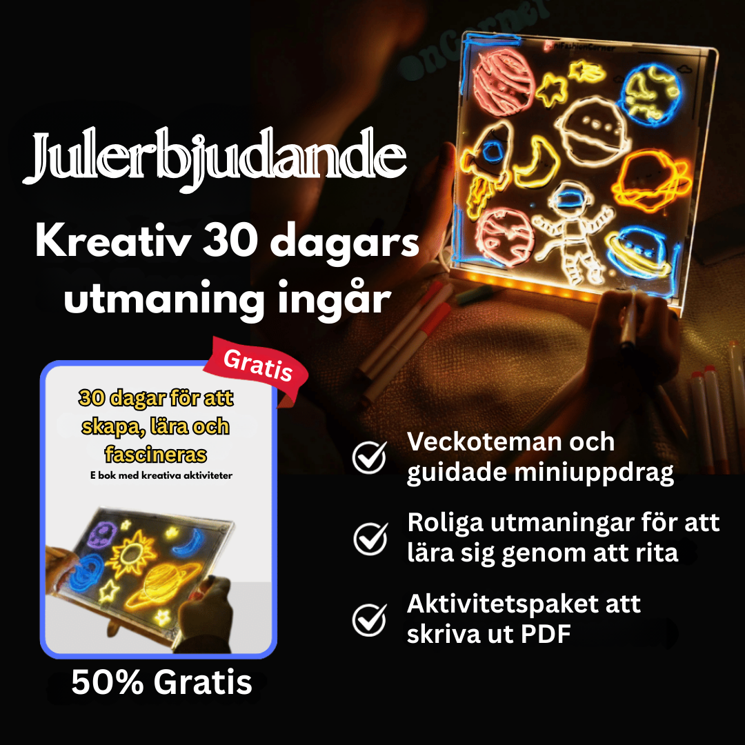 LjusBoard™ – Jämnt och klart ljus för ritning, spårning och design
