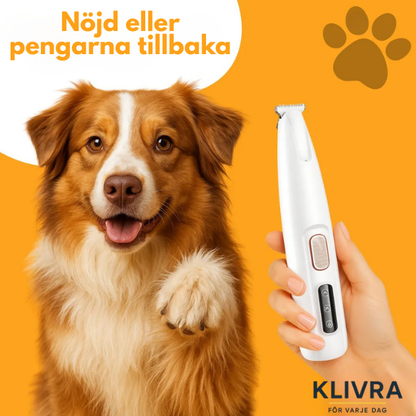 PälsPote™ – Skonsam trimmer för tassar och känsliga områden
