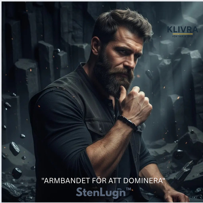 StenLugn™ – Hematitarmband för fokus och harmoni
