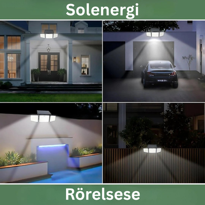 SafeLight™ – Effektivt ljus som drivs av solen och reagerar på rörelse