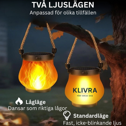 GlowFire™ – Solenergi och eldliknande sken i perfekt harmoni