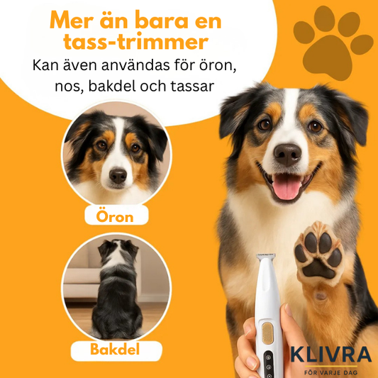 PälsPote™ – Skonsam trimmer för tassar och känsliga områden