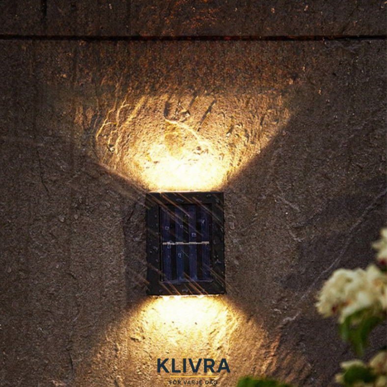 SolVägg™ – Trådlösa LED-vägglampor som skapar perfekt stämning i trädgården