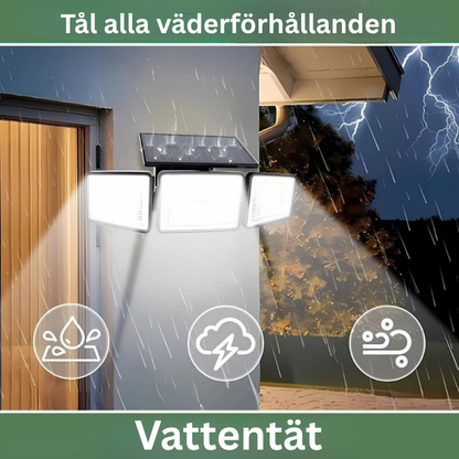 SafeLight™ – Effektivt ljus som drivs av solen och reagerar på rörelse