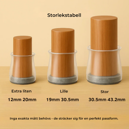 TystStol™ – Skyddar golvet och dämpar ljudet diskret!