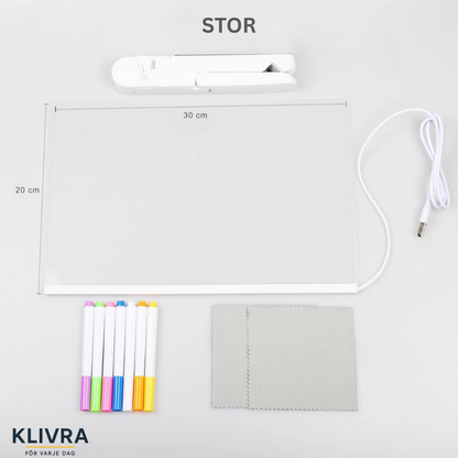 LjusBoard™ – Jämnt och klart ljus för ritning, spårning och design