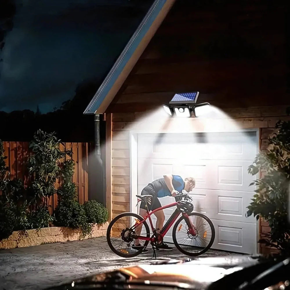 SafeLight™ – Effektivt ljus som drivs av solen och reagerar på rörelse