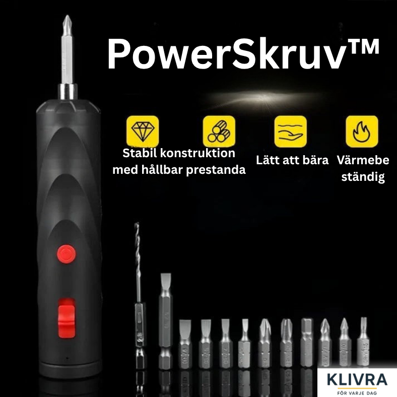 PowerSkruv™ – Kompakt, stark och helt trådlös