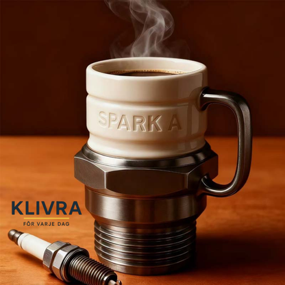 SparkMugg™ – Ikonisk design för riktiga motorälskare