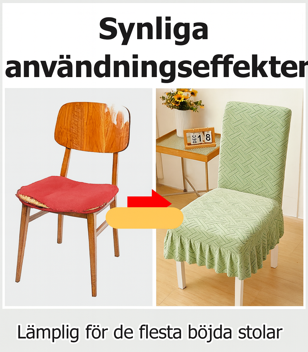 MatStolsSet™ – Snygga och skyddande överdrag i praktiskt set