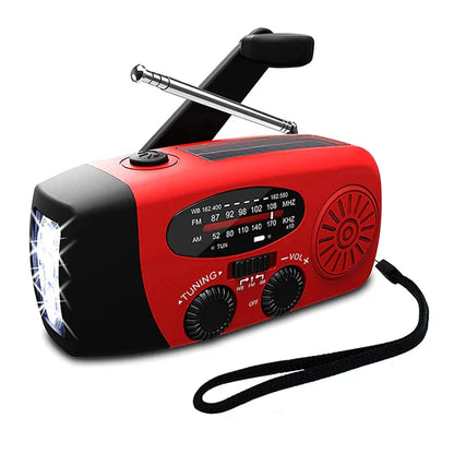 KrisRadio™ – Allt du behöver i en kris: radio, ljus och powerbank