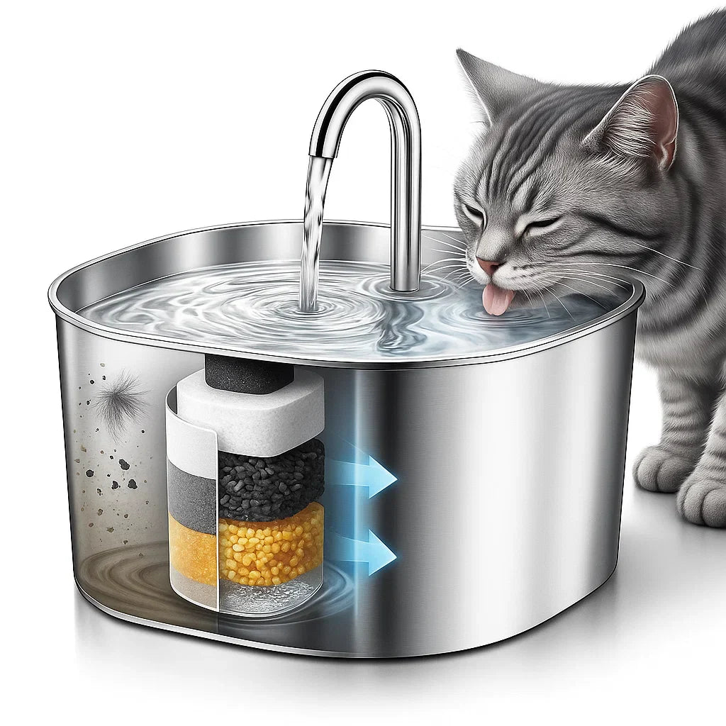 NjurFlow™ – Den smarta fontänen som skyddar din katts hälsa